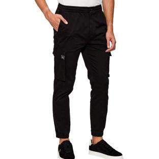 Pantalon Cargo Noir Homme Calvin Klein Jeans Skinny Comfort Cotto pas cher