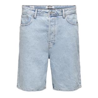 Short Bleu Homme Only & Sons Fade vue 0