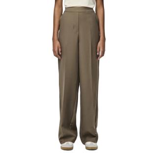 Pantalon fluide Marron Femme Pieces Neva pas cher