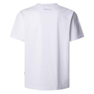 T-shirt Blanc Homme Pepe jeans Dorian vue 2