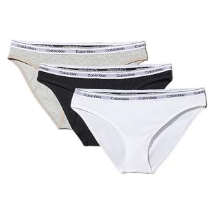 Sous vetement Noir/Gris/Blanc Homme Calvin Klein Jeans Bikini pas cher