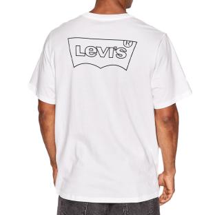 T-shirt Blanc Homme Levi's Relaxed vue 2