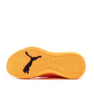 Chaussures de Basketball Roses/Oranges Homme Puma Court Pro vue 5