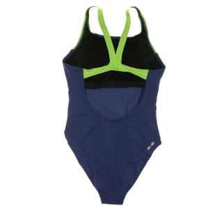 Maillot de bain Marine/Vert Femme Arena Higher vue 2