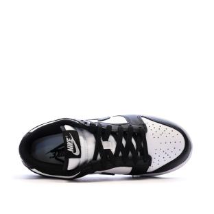Baskets Noir/Blanc Mixte Nike Dunk Low Panda vue 4
