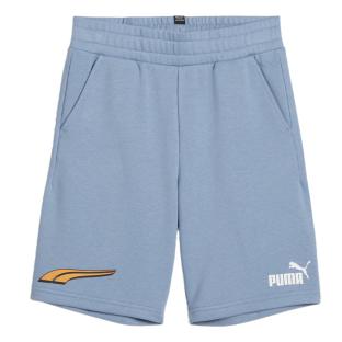 Short Bleu Garçon Puma Ess+ Mid pas cher