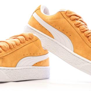 Baskets Orange Femme Puma Suede XL vue 7