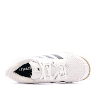Chaussures De Handball Blanc Mixte Adidas Ligra 7 vue 4