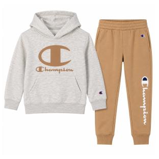 Survêtement Gris/Beige Garçon Champion Hoodie And Jogger vue 0