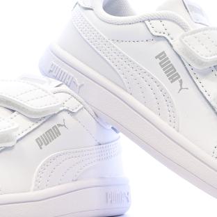 Baskets Blanches Bébé Puma Smash 3.0 vue 0