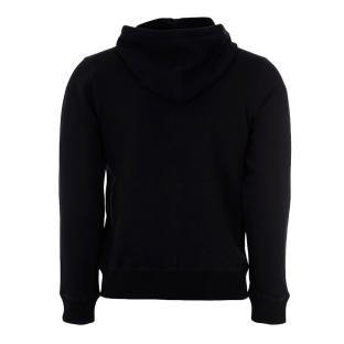 Sweat zippé Noir Homme Schott Badge vue 3