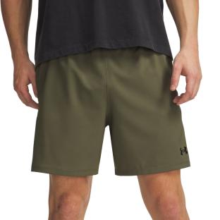 Pantalones cortos de running caqui/negro para hombre Under Armour Vanish Woven 1373718 ver 0