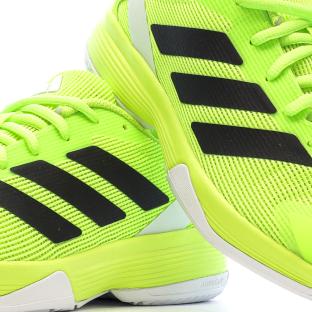Chaussures de Padel Jaune Fluo Adidas Ubersonic vue 0