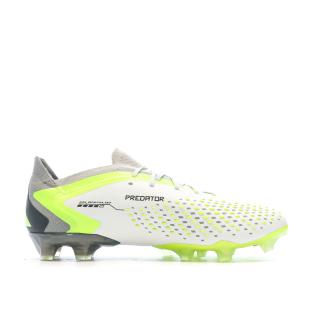 Chaussures de foot Blanc/Vert football Homme Adidas Predator Accuracy.1 L AG vue 2
