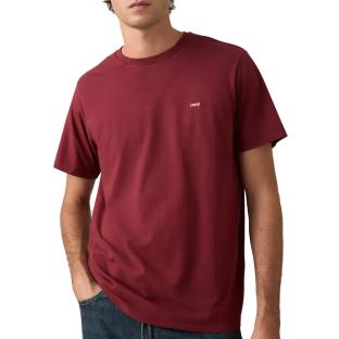 Camiseta burdeos para hombre Levi's Ss Classic Hm Tee ver 0