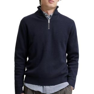 Pull Marine Homme Jack & Jones Milanoe vue 0