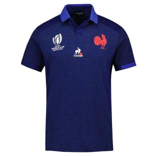 XV de France Polo Marine Homme Le Coq Sportif Coupe du Monde 2023 vue 0