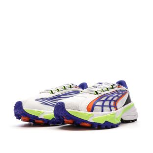 Baskets Blanches/Bleu/Orange Homme Puma Spirex vue 6