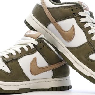 Dunk Low Baskets Vert/Blanc Homme Nike vue 7