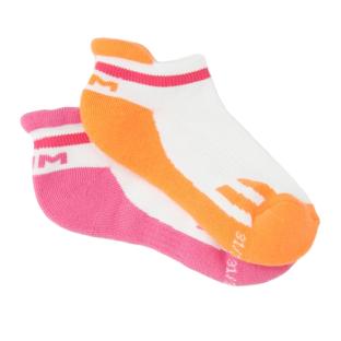 x2 Paires de Chaussettes Rose/Orange Garçon Dim D0B47 pas cher