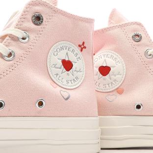 Baskets Roses Clair Femme Converse Chuck 70 vue 7