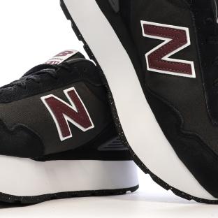 Baskets Noires/Prunes Femme New Balance 515 vue 7