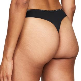 String Noir Femme Tommy Hilfiger ThongDS vue 0