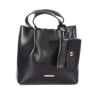 Sac à Main Noir Femme Manoukian NOAM pas cher