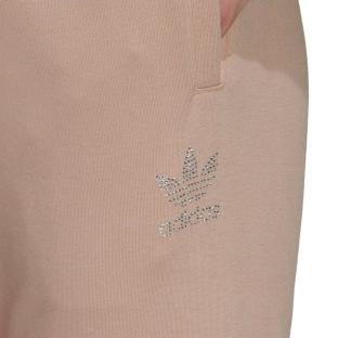 Jogging Beige femme Adidas Open Hem vue 4