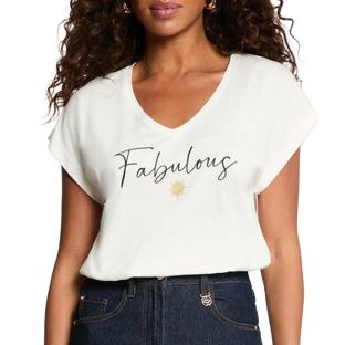 T-Shirt Blanc Femme Morgan DFABI vue 0