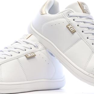 Weiße/goldfarbene Damen-Sneaker Xti Plata Ansicht 0
