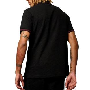 Polo Noir Homme Kaporal TIRUE vue 2
