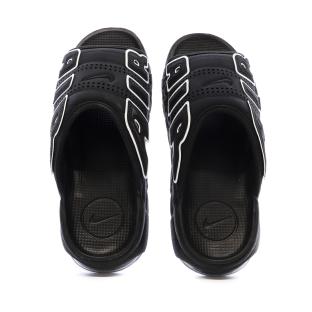 Claquettes Noires Homme Nike Air More Uptempo vue 3