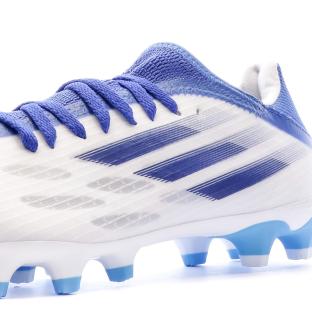 Chaussures de football Blanches Mixte Adidas Speedflow 3 Mg vue 7