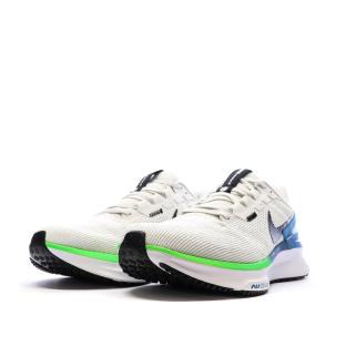 Chaussures de Running Blanc/Bleu Homme Nike Air Zoom Structure 25 vue 6