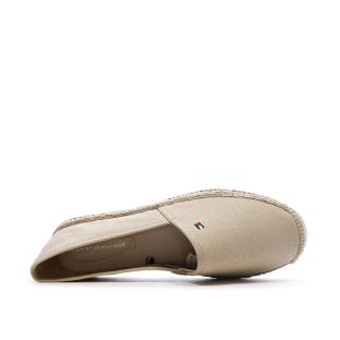 Espadrilles Beige Femme Tommy Hilfiger Flag Canvas vue 0