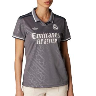Real Madrid Maillot de football Gris Femme Adidas 24/25 vue 0