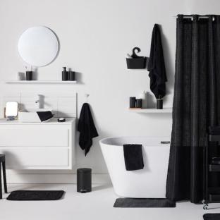 Tapis Noir/Blanc Utility Mémoire De forme 40x60 vue 0