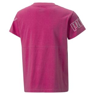 T-shirt Rose Fille Puma 673547 vue 2