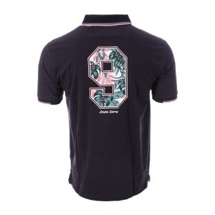 Polo Noir Homme Rugby SOWETO vue 2