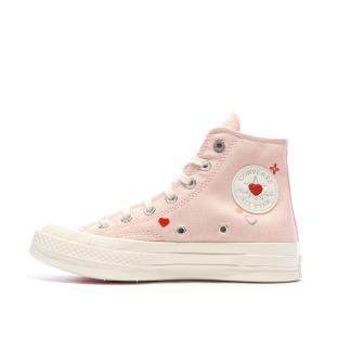 Baskets Roses Clair Femme Converse Chuck 70 pas cher
