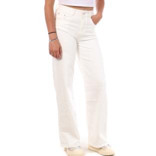 Jean Loose Blanc Femme Monday Premium Wide pas cher
