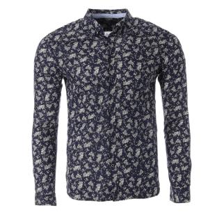 Chemises Marine/Blanc à Motifs Homme Teddy Smith Carton pas cher