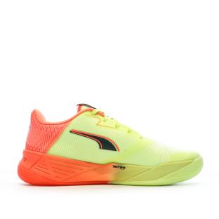 Chaussures de Handball Jaune/Orange Homme Puma Accelerate Turbonitro vue 2