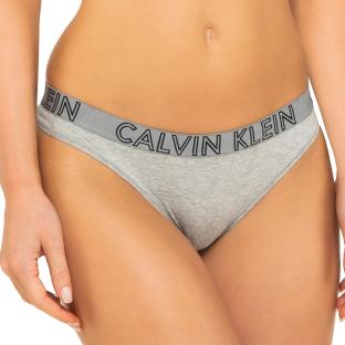 String Gris Femme Calvin Klein Jeans Thong pas cher