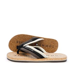 Tongs Taupe Homme Tommy Hilfiger Hilfiger Cork Beach vue 0