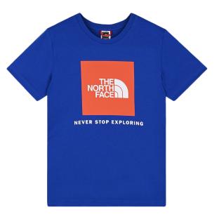 T-shirt Bleu Garçon The North Face Redbox pas cher