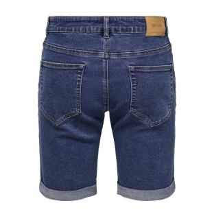 Short en Jean Bleu Foncé Homme Only & Sons Sply vue 2