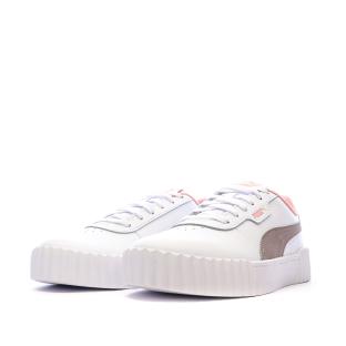 Baskets Blanche Fille/Femme Puma Carina 3.0 vue 0