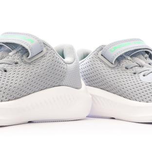 Baskets Grises Enfant Under Armour Bps Pursuit 3 Ac vue 7